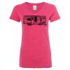 Women’s Glitter V-Neck T-Shirt Thumbnail