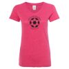 Women’s Glitter V-Neck T-Shirt Thumbnail