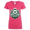Women’s Glitter V-Neck T-Shirt Thumbnail