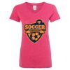 Women’s Glitter V-Neck T-Shirt Thumbnail