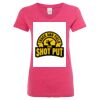 Women’s Glitter V-Neck T-Shirt Thumbnail