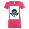Women’s Glitter V-Neck T-Shirt Thumbnail