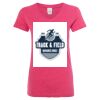 Women’s Glitter V-Neck T-Shirt Thumbnail