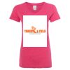 Women’s Glitter V-Neck T-Shirt Thumbnail