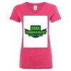 Women’s Glitter V-Neck T-Shirt Thumbnail