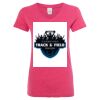 Women’s Glitter V-Neck T-Shirt Thumbnail