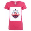 Women’s Glitter V-Neck T-Shirt Thumbnail