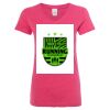 Women’s Glitter V-Neck T-Shirt Thumbnail