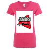 Women’s Glitter V-Neck T-Shirt Thumbnail