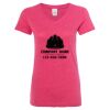 Women’s Glitter V-Neck T-Shirt Thumbnail