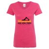 Women’s Glitter V-Neck T-Shirt Thumbnail