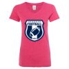 Women’s Glitter V-Neck T-Shirt Thumbnail