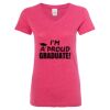 Women’s Glitter V-Neck T-Shirt Thumbnail