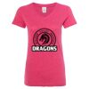 Women’s Glitter V-Neck T-Shirt Thumbnail