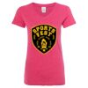Women’s Glitter V-Neck T-Shirt Thumbnail