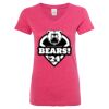 Women’s Glitter V-Neck T-Shirt Thumbnail