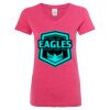 Women’s Glitter V-Neck T-Shirt Thumbnail