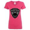 Women’s Glitter V-Neck T-Shirt Thumbnail