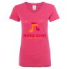 Women’s Glitter V-Neck T-Shirt Thumbnail
