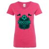 Women’s Glitter V-Neck T-Shirt Thumbnail