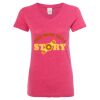 Women’s Glitter V-Neck T-Shirt Thumbnail
