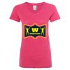 Women’s Glitter V-Neck T-Shirt Thumbnail
