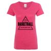 Women’s Glitter V-Neck T-Shirt Thumbnail