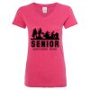 Women’s Glitter V-Neck T-Shirt Thumbnail