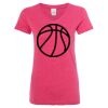 Women’s Glitter V-Neck T-Shirt Thumbnail