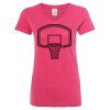 Women’s Glitter V-Neck T-Shirt Thumbnail