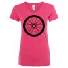 Women’s Glitter V-Neck T-Shirt Thumbnail