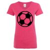 Women’s Glitter V-Neck T-Shirt Thumbnail