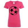 Women’s Glitter V-Neck T-Shirt Thumbnail