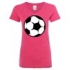 Women’s Glitter V-Neck T-Shirt Thumbnail