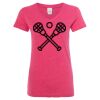 Women’s Glitter V-Neck T-Shirt Thumbnail