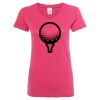 Women’s Glitter V-Neck T-Shirt Thumbnail