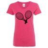 Women’s Glitter V-Neck T-Shirt Thumbnail