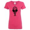 Women’s Glitter V-Neck T-Shirt Thumbnail