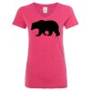 Women’s Glitter V-Neck T-Shirt Thumbnail