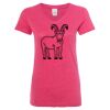 Women’s Glitter V-Neck T-Shirt Thumbnail