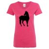 Women’s Glitter V-Neck T-Shirt Thumbnail
