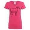 Women’s Glitter V-Neck T-Shirt Thumbnail