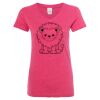 Women’s Glitter V-Neck T-Shirt Thumbnail