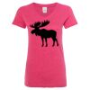 Women’s Glitter V-Neck T-Shirt Thumbnail