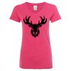 Women’s Glitter V-Neck T-Shirt Thumbnail