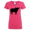 Women’s Glitter V-Neck T-Shirt Thumbnail