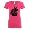 Women’s Glitter V-Neck T-Shirt Thumbnail