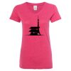 Women’s Glitter V-Neck T-Shirt Thumbnail