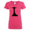 Women’s Glitter V-Neck T-Shirt Thumbnail