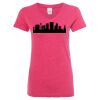 Women’s Glitter V-Neck T-Shirt Thumbnail